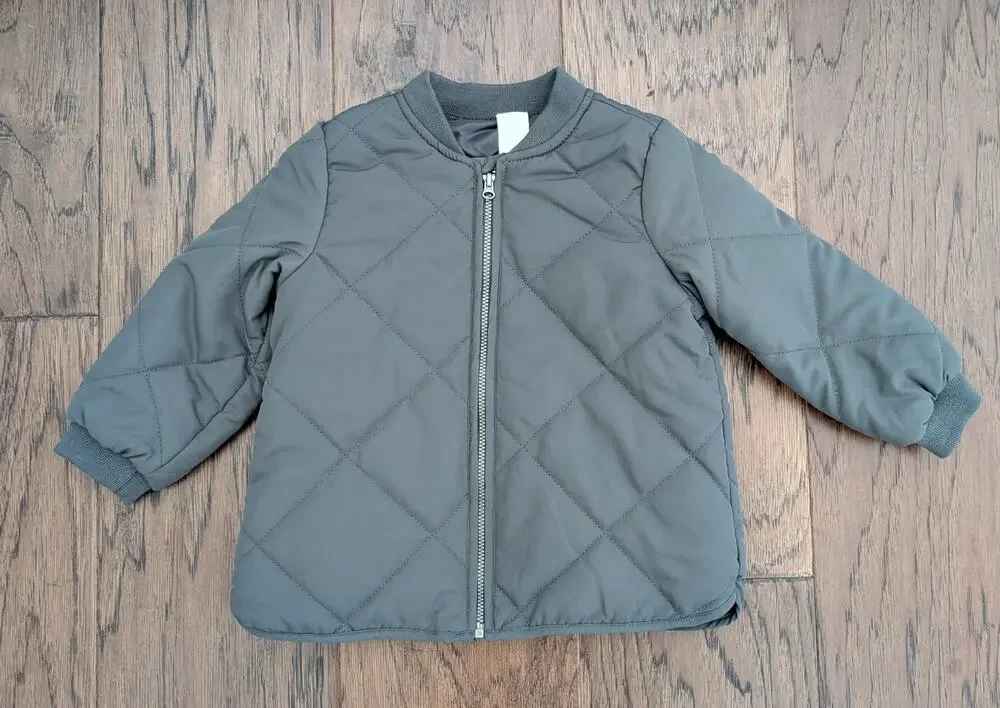 H&M Grey Quilted Jacket NEW!